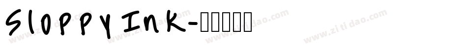 Sloppy Ink字体转换